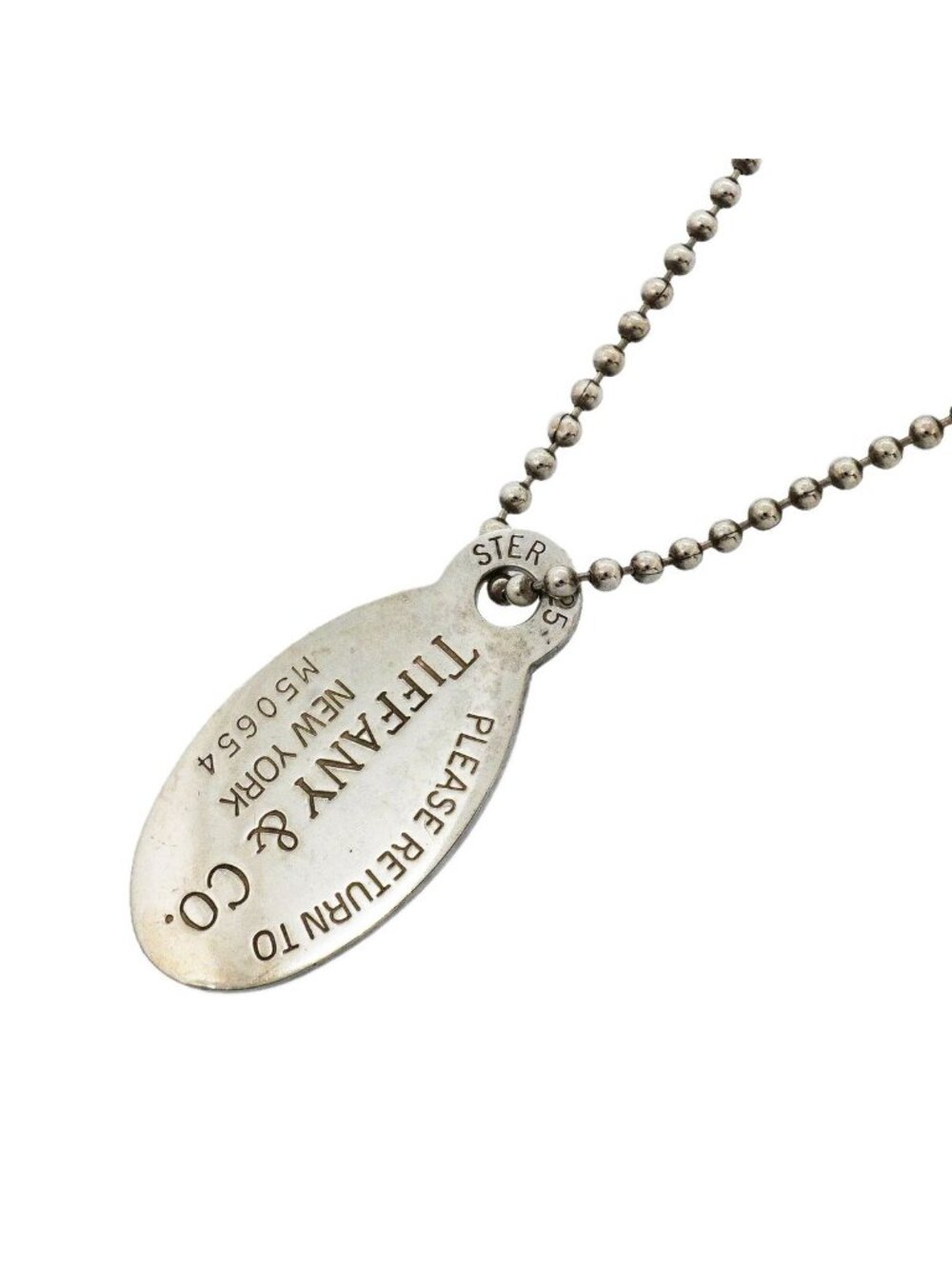 Tiffany & Co Necklace Return to Tiffany Oval 925 Sterling Silver
